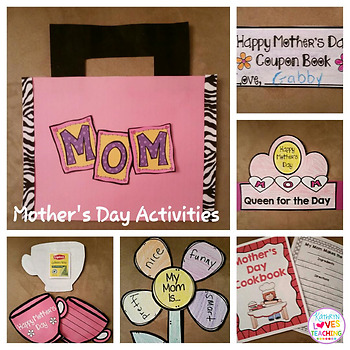 Mother's Day Activities by Kathryn Watts | Teachers Pay Teachers