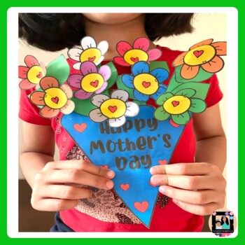 Mothers Day 3D Flower Bouquet Craft & Writing Activity by Fun Learning ...