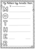 Mothers Day Acrostic Poem