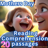 Mother's day reading comprehension passages and questions 