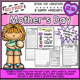 Mothers Day Activities | Mother's Day Writing | Mothers Da