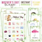 Mothers Day Bingo Game | Includes 30 Unique Cards