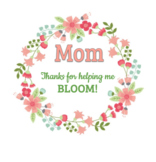 Mothers Day Bloom Gift Tag