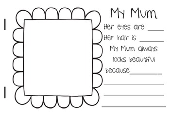 Mothers Day Booklet Australian English Mum by Everything Education ...