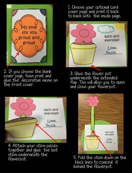 Mother's Day Card Craftivity by Live Laugh Teach with Nicole Cantu