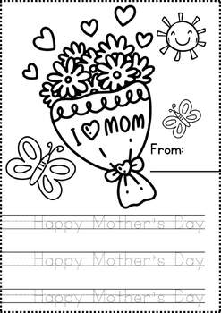 Preview of Mothers Day  Card Free Printable