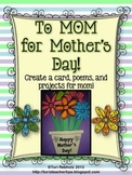 Mother's Day Card, Poetry, and Projects!