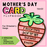 Happy Mothers Day Card Strawberry Craft Book Mothers Day U