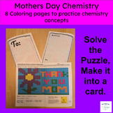 Mothers Day Cards - Practice Chemistry concepts while you 