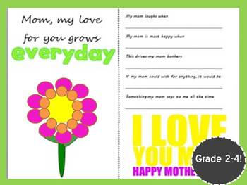Preview of Mother's Day Cards/Coupon Book