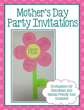 Mother's Day Invitation Package