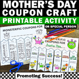 Happy Mothers Day Coupon Book Crafts First Grade 2nd 3rd C
