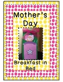 Mother's Day Craft Craftivity Gift Breakfast in Bed - QUIC
