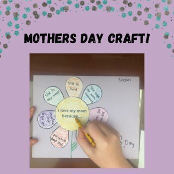 Mothers Day Craft: Flower by Reader's Theater Playhouse | TPT