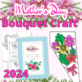 Mothers Day Craft Flower Bouquet Card  - Fun Writing Activ