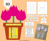Mothers Day Craft Flower Pot Card Writing Activity Prompt 