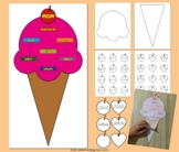 Mothers Day Craft Ice Cream Cone Writing Card Activity Pro