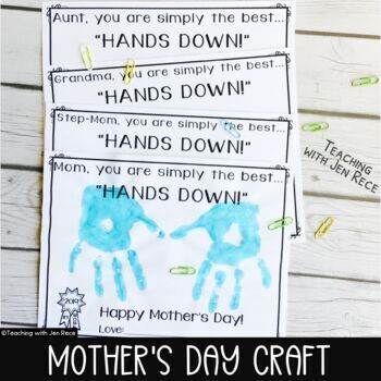 Preview of Mother's Day Craft for Mom, Grandma, Aunt, Sister and Step-Mom