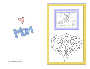Mother's Day Craftivity and Card by DeeAnnMoran | TPT