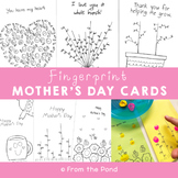 Mothers Day Fingerprint Cards