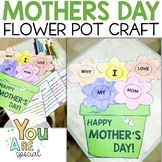 Mothers Day Flower Pot Craft Flip Book Writing Activities 