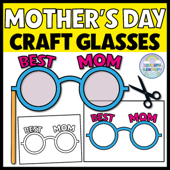 Preview of Mother's Day Craft Activities Art Project Kindergarten Easy Craft Template