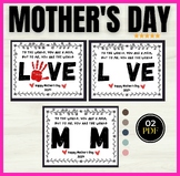 ⭐⭐Mothers Day Gift ⭐⭐Mommy Handprint Art, Mothers Day Craf