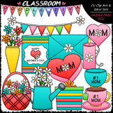 Mother's Day - Clip Art & B&W Set