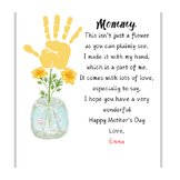 Mothers Day Handprint Craft Printable, Mothers Day Poem, F