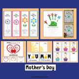 Mothers Day Handprint Poem Fingerprint Bookmark Activities