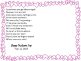 Mother's Day Handprint Poem Freebie