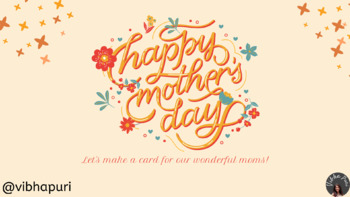Preview of Mothers' Day: Jamboard Activity