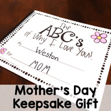 Mother's Day Gift ABC Book Writing Activity