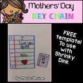 Mothers' Day Keychain TEMPLATE