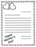 Mother's Day Letter Writing Paper