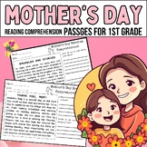 Mothers Day Loving Reading Comprehension Passages for 1st 