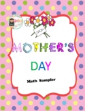 Mother's Day  Sampler Math Pack