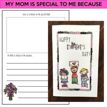 Mother's Day Card by Kindergarten Smarts | Teachers Pay Teachers