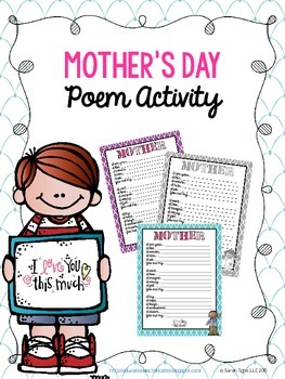 Preview of Mother's Day Poem Activity
