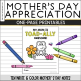 Mothers Day Notes of Appreciation | Thank You Cards for Mo