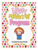 Mother's Day Recognition Program