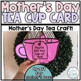 Mothers Day Tea Craft | Muffins with Mom Craft | Mothers D