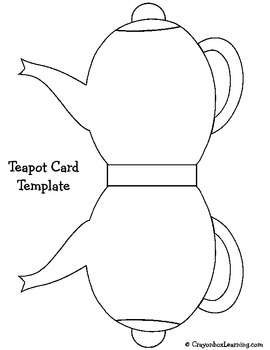 Download Mother's Day Teapot & Cup Craftivity by Crayonbox Learning | TpT