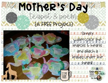 Preview of Mother's Day Teapot & Poem