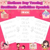 Mothers Day Tracing Gratitude  Activities Spanish