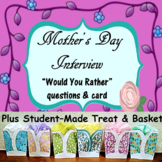Mothers Day "Would You Rather" Card, Treat, & Basket
