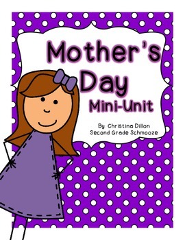 Preview of Mother's Day Writing Mini-Unit {for Grandmoms, Aunts and Friends, too!)