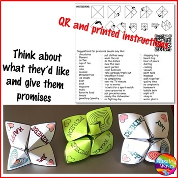 Fathers Day And Mothers Day Cootie Catcher Craft - 