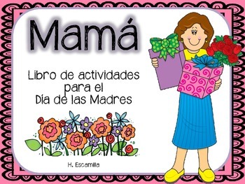 Preview of Mother's Day Activity Book in Spanish