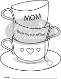 Mother's You're My Cup Of Tea Craft and Activity